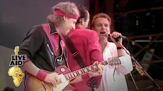 Money For Nothing ღ Live Aid 1985 * Dire Straits 'n Sting * VIEW in 720p HD