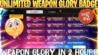 Only 1 Day😍Get India Weapon Glory Badge🔥 Mysterious Trick Of Free Fire  location Change Weapon Glory