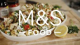 Chris' Za'atar Roast Cauliflower with Herby Couscous Salad | Feed Your Family | M&S FOOD