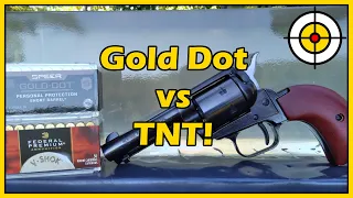 .22wmr Speer Gold Dot vs Federal V-Shok (Speer TNT) Ballistic Gel Test! Which One For Self Defense?