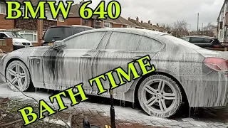 BMW 640 GRAN COUPE GETS MAINTENANCE WASH #bmw640d #maintenancewash