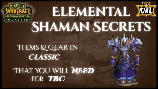 TBC Classic Ele Shaman Gearing Guide - Classic items you will use in TBC - Phase 6 vs T4 Pre-BiS