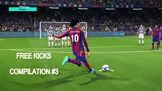 PES 2018 - Free Kicks Compilation #3 HD PS4