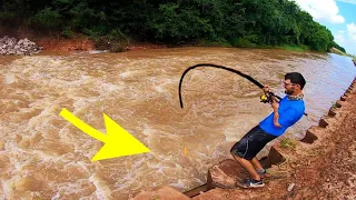 BATTLING THE GIANT CREEK CREATURE!! (INSANE)