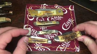 Case XX Stag knife collection
