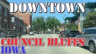 Council Bluffs - Iowa - 4K Downtown Drive