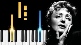 Édith Piaf - La Foule - EASY Piano Tutorial