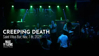 CREEPING DEATH live at Saint Vitus Bar, Nov. 7th, 2021 (FULL SET)