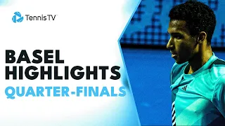 Auger-Aliassime Faces Shevchenko; Rune & Hurkacz In Action | Basel 2023 Quarter-Final Highlights