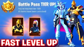 HOW TO GET 100 TIERS IN BATTLE PASS *EASY LEVEL UP* Fortnite SEASON 10 -MAX CATALYST & ULTIMA KNIGHT
