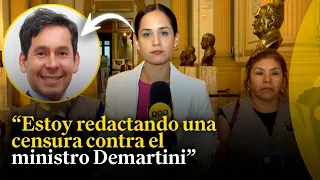 Sigrid Bazán critica las respuestas del ministro Demartini en el pliego interpelatorio
