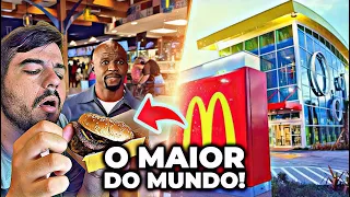 ESSE É O MAIOR MCDONALDS DO MUNDO (BIZARRO) COMI ALGO GIGANTE