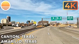 Canyon, Texas to Amarillo, Texas! Drive with me on a Texas highway!