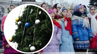 Краматорск. Открытие городской елки. День Святого Николая / 19.12.2014