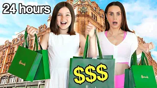 Spending 24 HOURS inside HARRODS! | Family Fizz