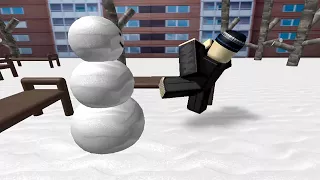 Как отпиздить снеговика (ROBLOX)