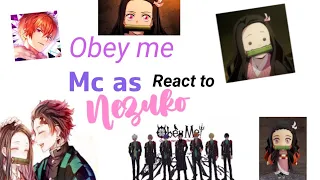 😈Obey me react to Mc as Nezuko//request😘//enjoy🌼