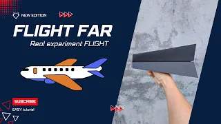How to make a long distance paper airplane easy