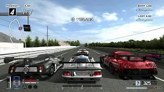 [#1513] Gran Turismo 4 - Mercedes-Benz CLK-GTR Race Car '98 (HYBRiD) PS2 Gameplay HD