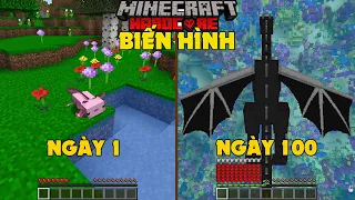 MÌNH SINH TỒN 100 NGÀY TRONG MINECRAFT SIÊU KHÓ BIẾN HÌNH !