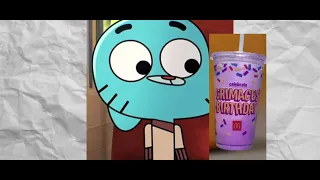 Gumball Tries The Grimace Shake