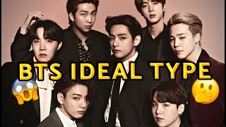 BTS Memebers IDEAL TYPE of 𝗴𝗶𝗿𝗹 😱🫢