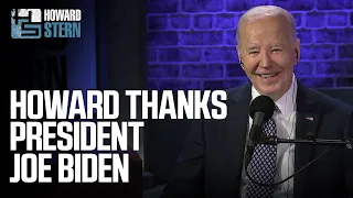 Howard Stern Thanks President Joe Biden for Making a Difference