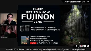 Get to know Fujinon XF23mm F1.4 R