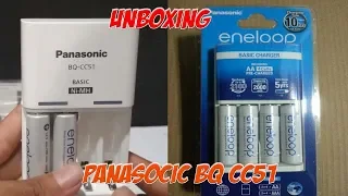 Unboxing + Test panasonic  BQ CC51 charger