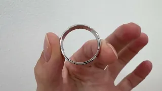 Men Wedding Ring with 3 Black Diamonds - PIERRE - Style #3195