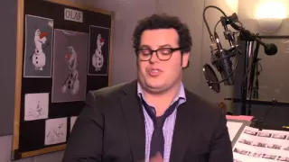 Frozen: Josh Gad "Olaf" On Set Movie Interview | ScreenSlam