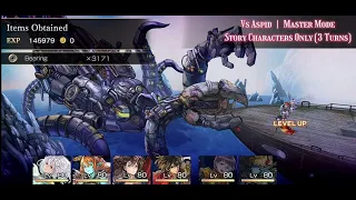 Another Eden v 3.0.100 - Vs Aspid (Chapter 89 Story) Master Mode - Story Character Only