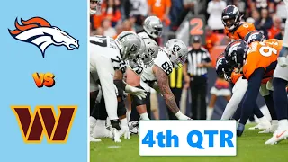 Washington Commanders vs Denver Broncos Full Highlights 4th QTR | NFL Week 2, 2023