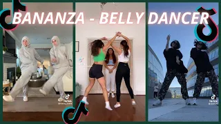 BANANZA BELLY DANCER 〰 akon 〰 new tiktok dance 💜🎵