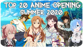 TOP 20 ANIME OPENING SUMMER 2020