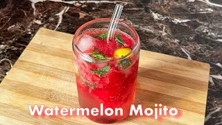 WATERMELON MOJITO | How To Make Watermelon Mojito With Sprite