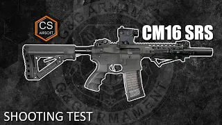 G&G CM16 SRS Shooting Test | CS Airsoft
