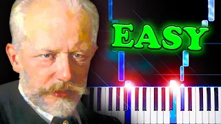 Tchaikovsky - Swan Lake Theme - EASY Piano Tutorial