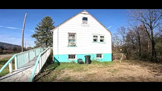 Sad abandoned home-Most possessions left behind