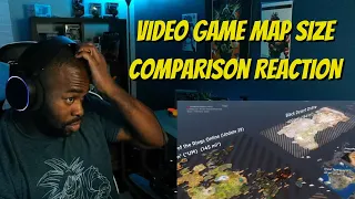 VIDEO GAME MAP Size Comparison REACTION
