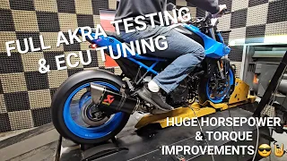 2024 GSX8 Full Akrapovic & NEW Intake Testing & Tuning!