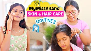 MyMissAnand SKIN and HAIR CARE ROTINE | CookWithNisha