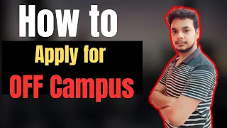 How to Apply for OFF Campus Drives |How to Get OFF Campus Placements in Product , Service , Startups