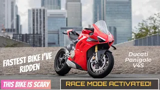 Race Mode Ride On The Ducati Panigale V4S (POV)