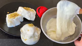 HOW TO MAKE Stretchy ICE CREAM AT HOME ? HOMEMADE ICE CREAM RECIPE / BOOZA RECIPE