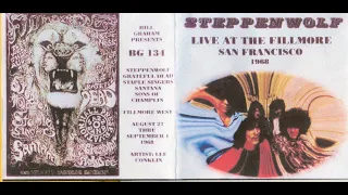 Steppenwolf - The Fillmore West, San Francisco - August 27th, 1968