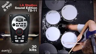 Roland TD-11 "LA Studio Sound Edition" all kits demo by drum-tec