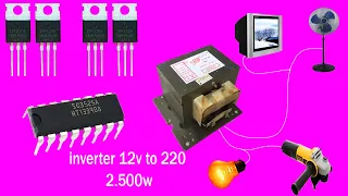 inverter 12v to 220 2500w, SG 3525 , Creative prodigy #159