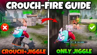 CROUCH AND FIRE JIGGLE GUIDE FOR CLOSE RANGE🔥TIPS & TRICKS (BGMI/PUBGM) | Mew2