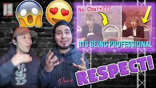 BTS Being Professional | NSD REACTION